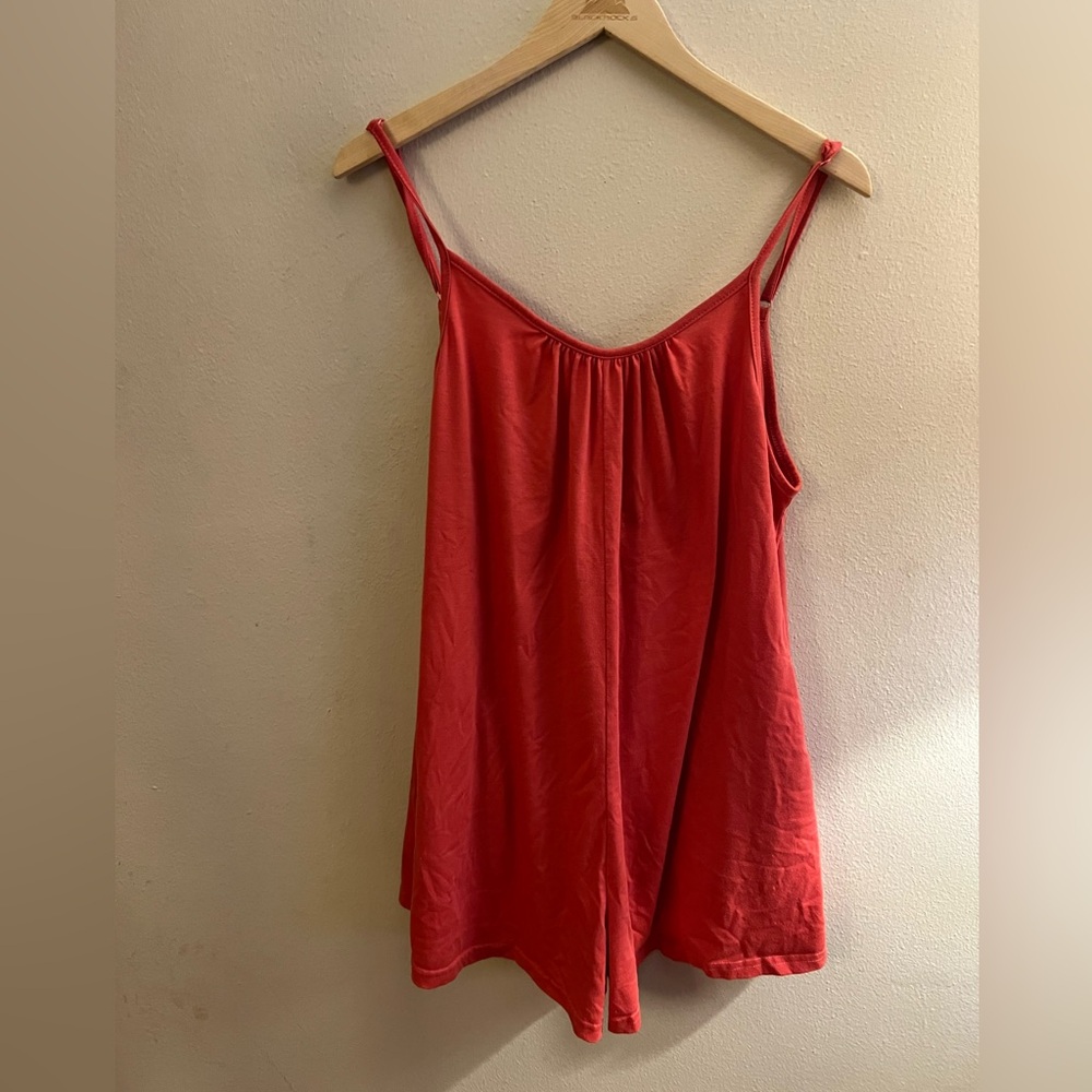 Red Tank Women's Romper